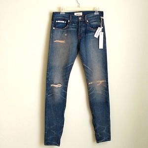 Fear of God Essentials, distressed  jeans. 28 fits like 26 27